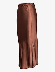 Coster Copenhagen - CC Heart SKYLER Mid-Length Skirt - satiinist seelikud - metallic brown - 2