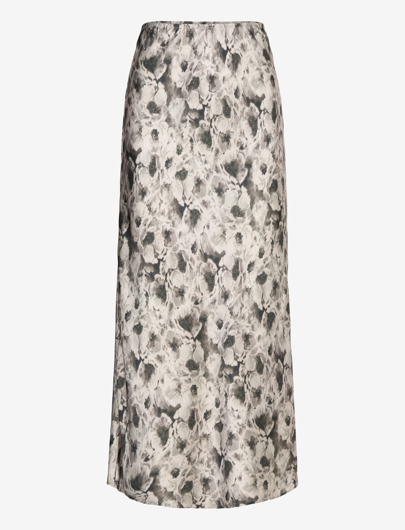 Coster Copenhagen - CC Heart SKYLER mid length printed - satiinihameet - black/cream rose - 0