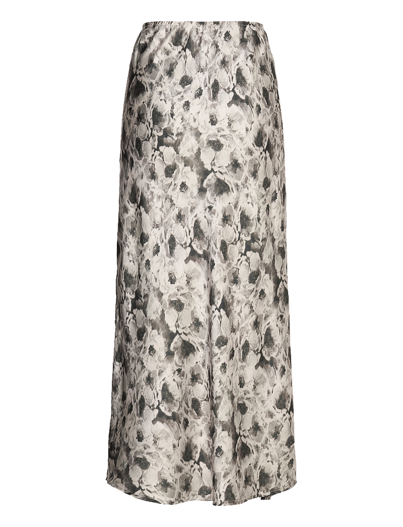 Coster Copenhagen - CC Heart SKYLER mid length printed - satiinihameet - black/cream rose - 1