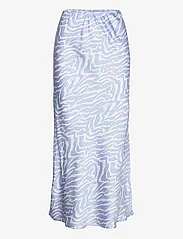 Coster Copenhagen - CC Heart SKYLER mid length printed - satin skirts - light blue animal - 0