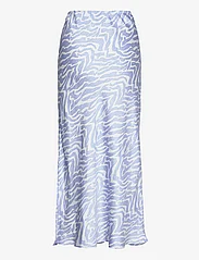 Coster Copenhagen - CC Heart SKYLER mid length printed - satin skirts - light blue animal - 1