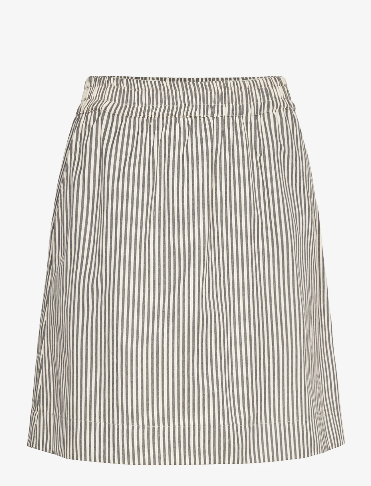 Coster Copenhagen - CC Heart Naomi short skirt - korte skjørt - creme/black stripe - 0