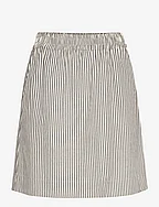 CC Heart Naomi short skirt - CREME/BLACK STRIPE