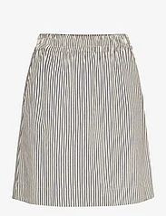 Coster Copenhagen - CC Heart Naomi short skirt - trumpi sijonai - creme/black stripe - 0