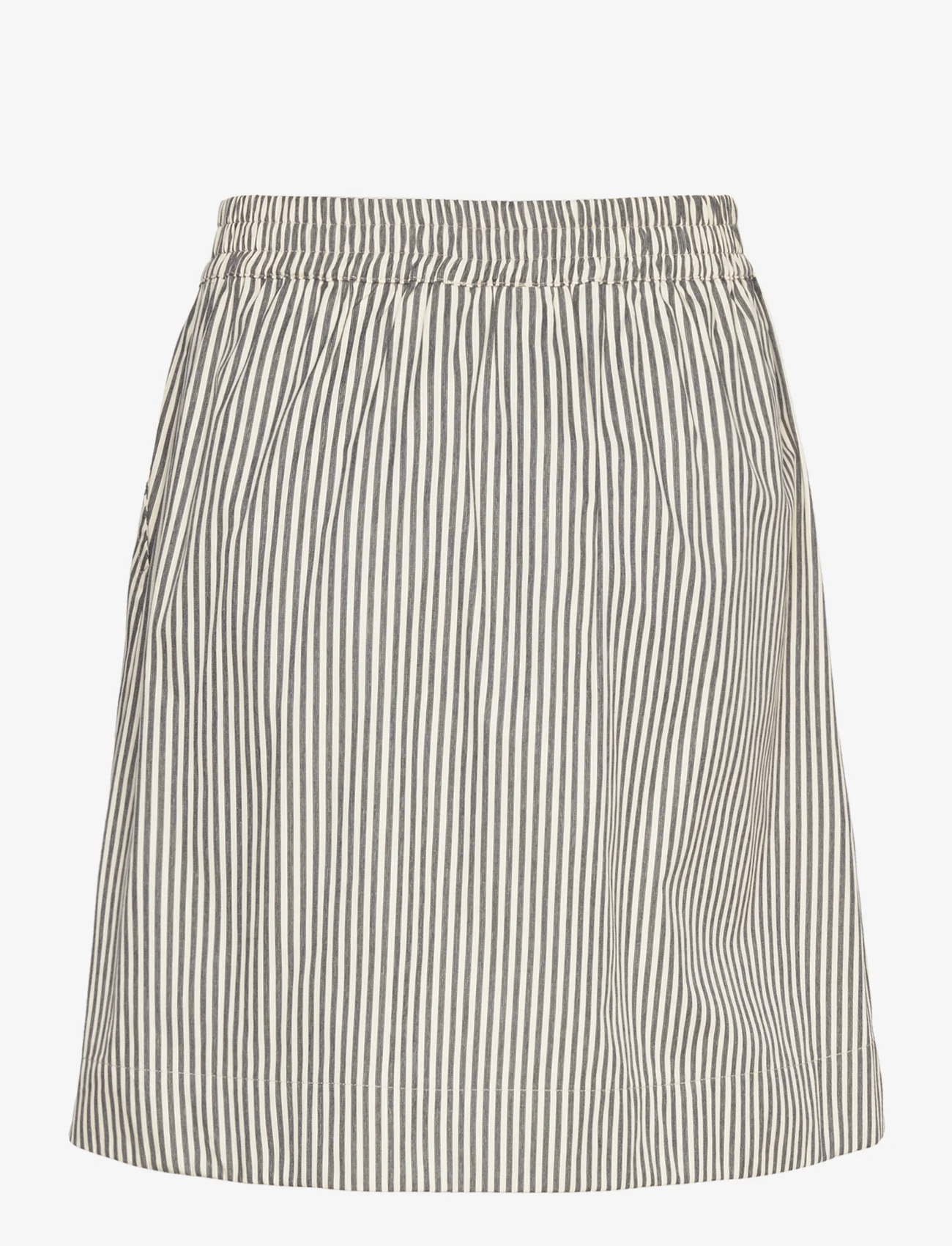 Coster Copenhagen - CC Heart Naomi short skirt - trumpi sijonai - creme/black stripe - 1