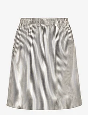 Coster Copenhagen - CC Heart Naomi short skirt - trumpi sijonai - creme/black stripe - 1