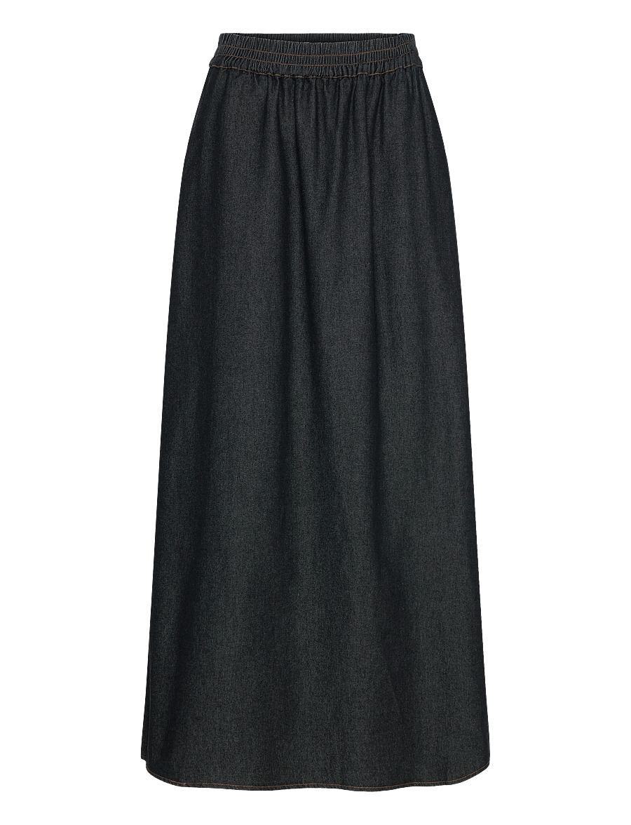 Coster Copenhagen - CC Heart ELLIS denim skirt - denimnederdele - black blue denim - 1