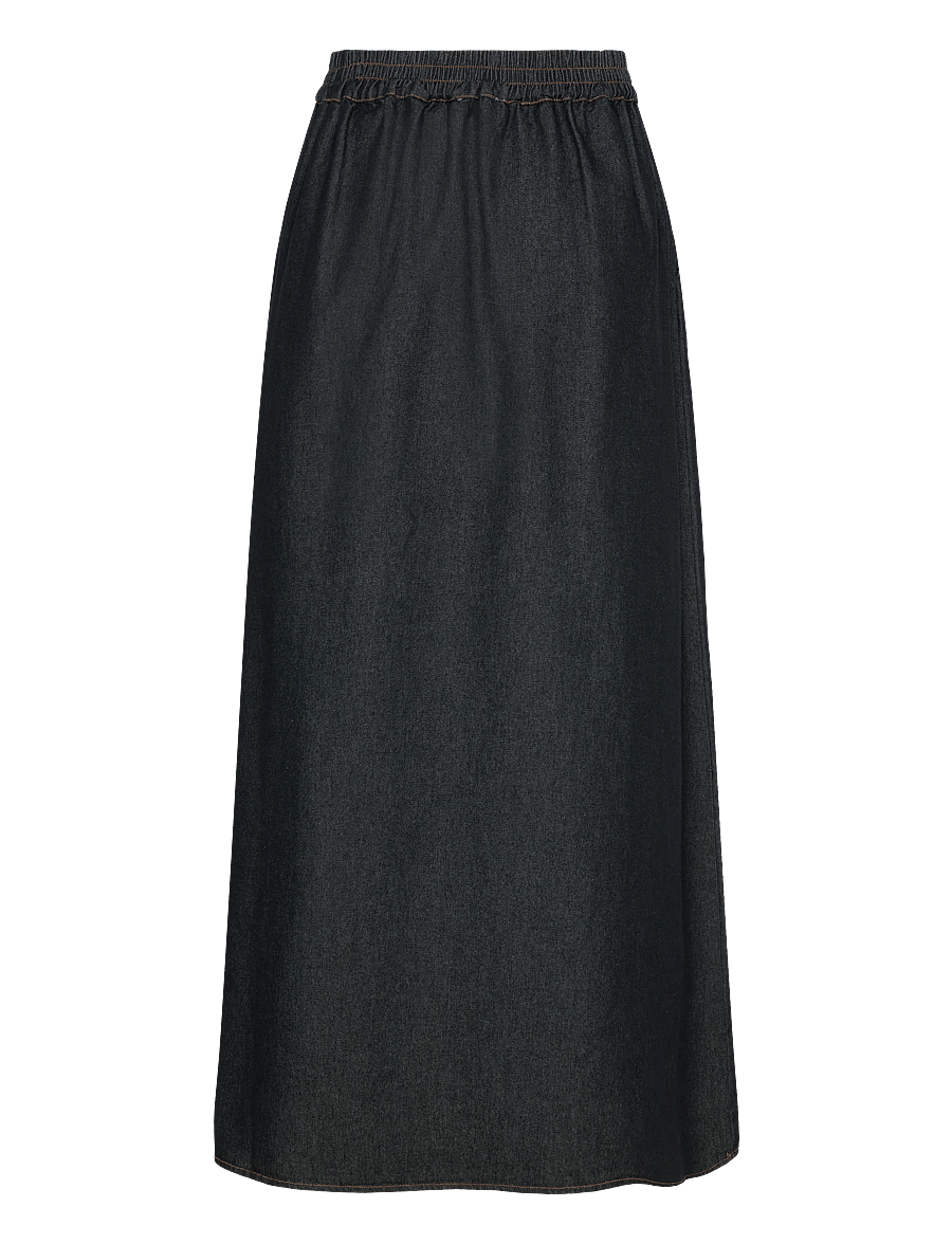 Coster Copenhagen - CC Heart ELLIS denim skirt - denimnederdele - black blue denim - 2