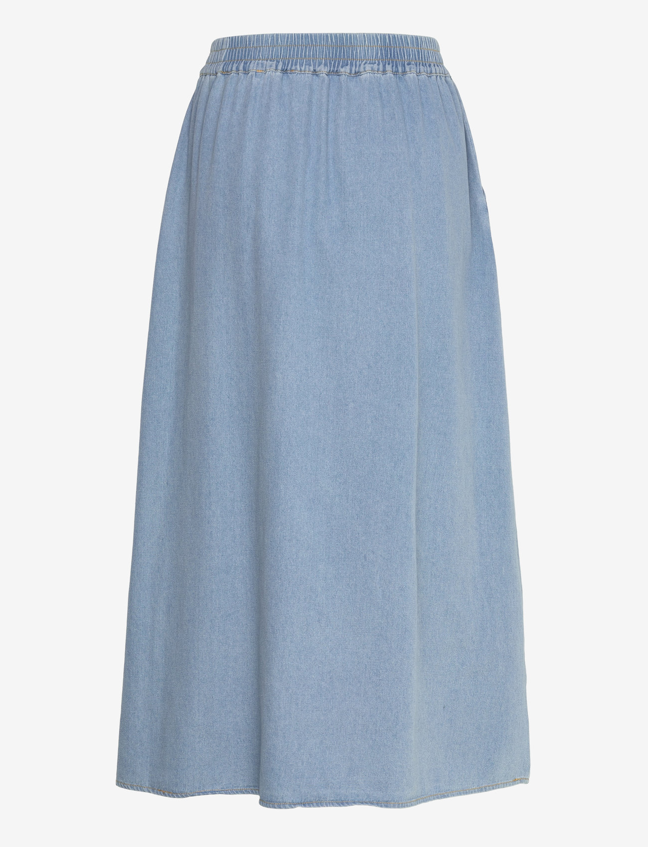 Coster Copenhagen - CC Heart ELLIS denim skirt - midi nederdele - blue denim - 1