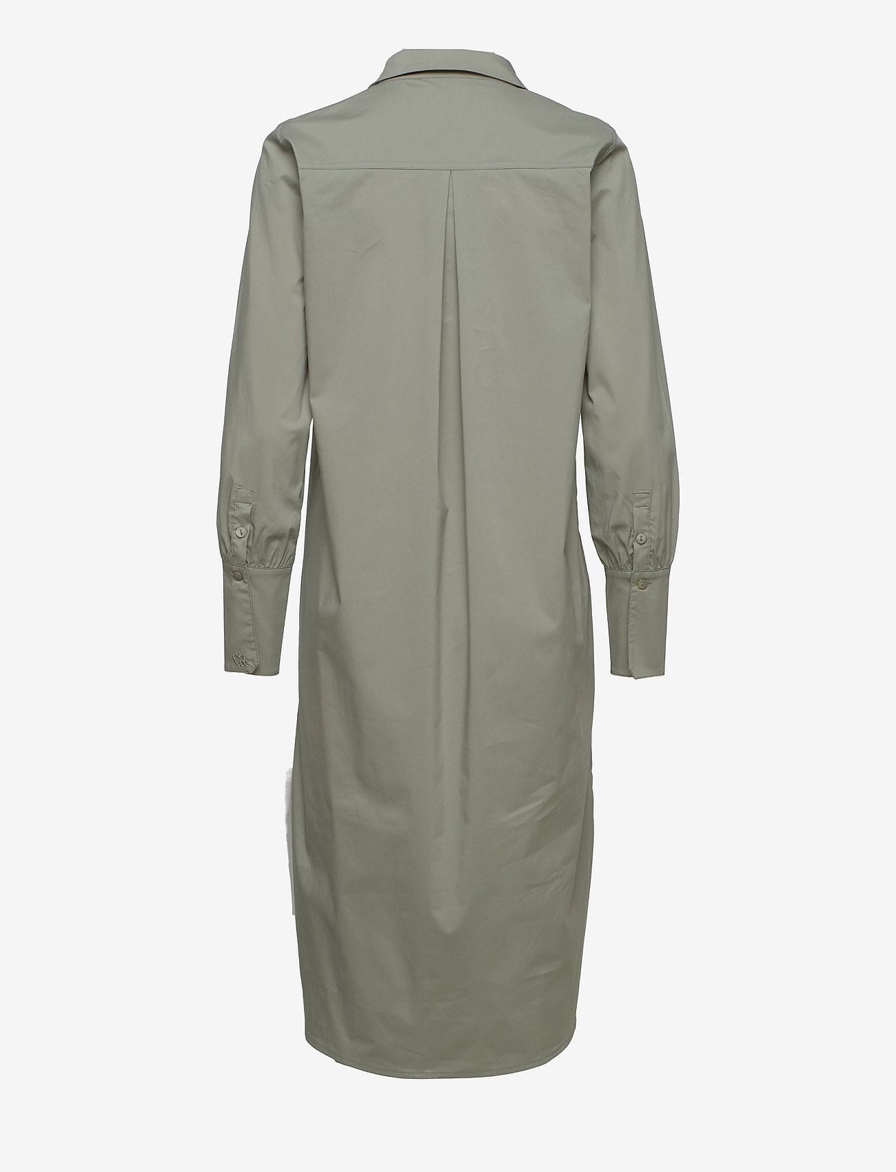 Coster Copenhagen - CC Heart shirt dress - dusty green - 1