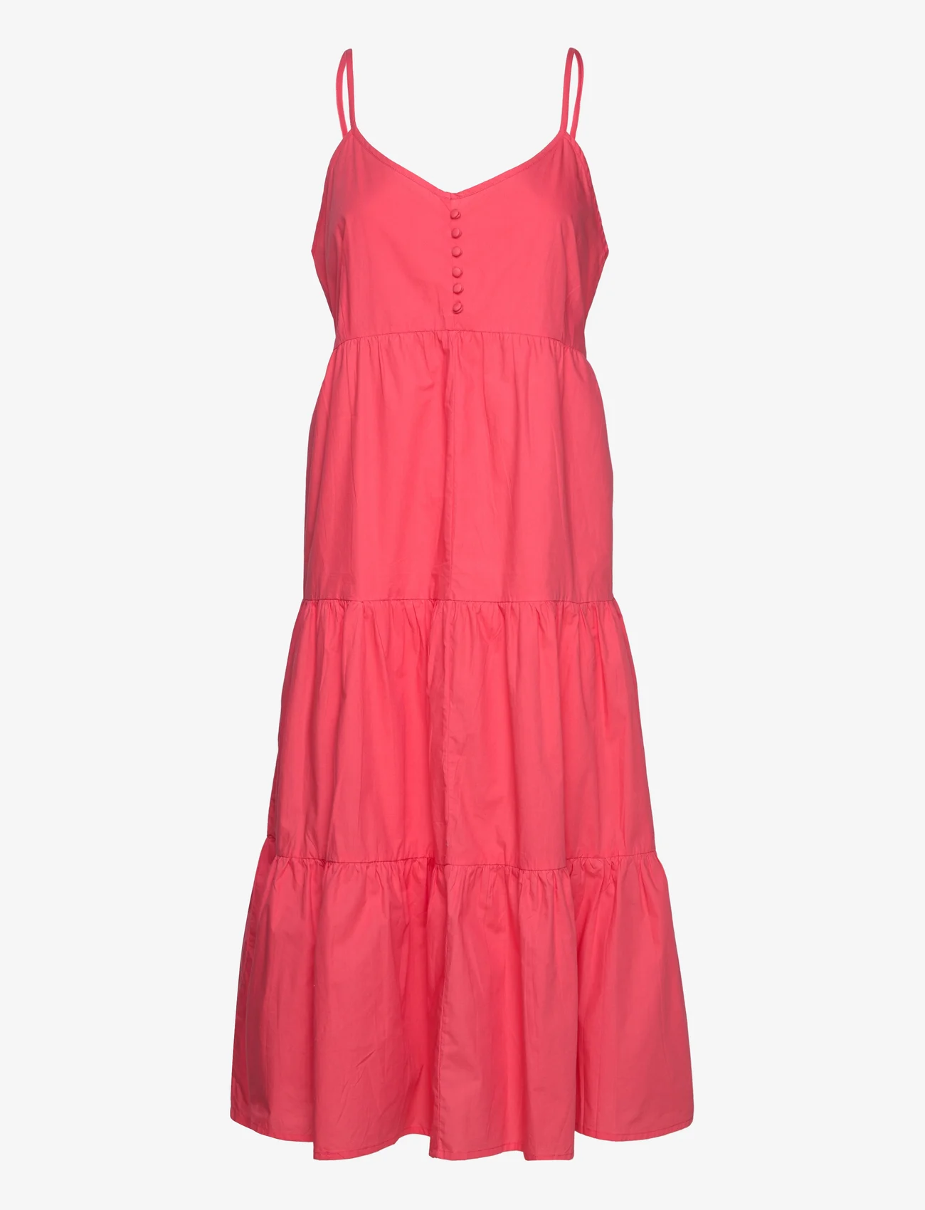 Coster Copenhagen - CC Heart LARA Long dress - vasarinės suknelės - intense pink - 0