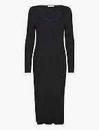 CC Heart ELENA knit dress - BLACK