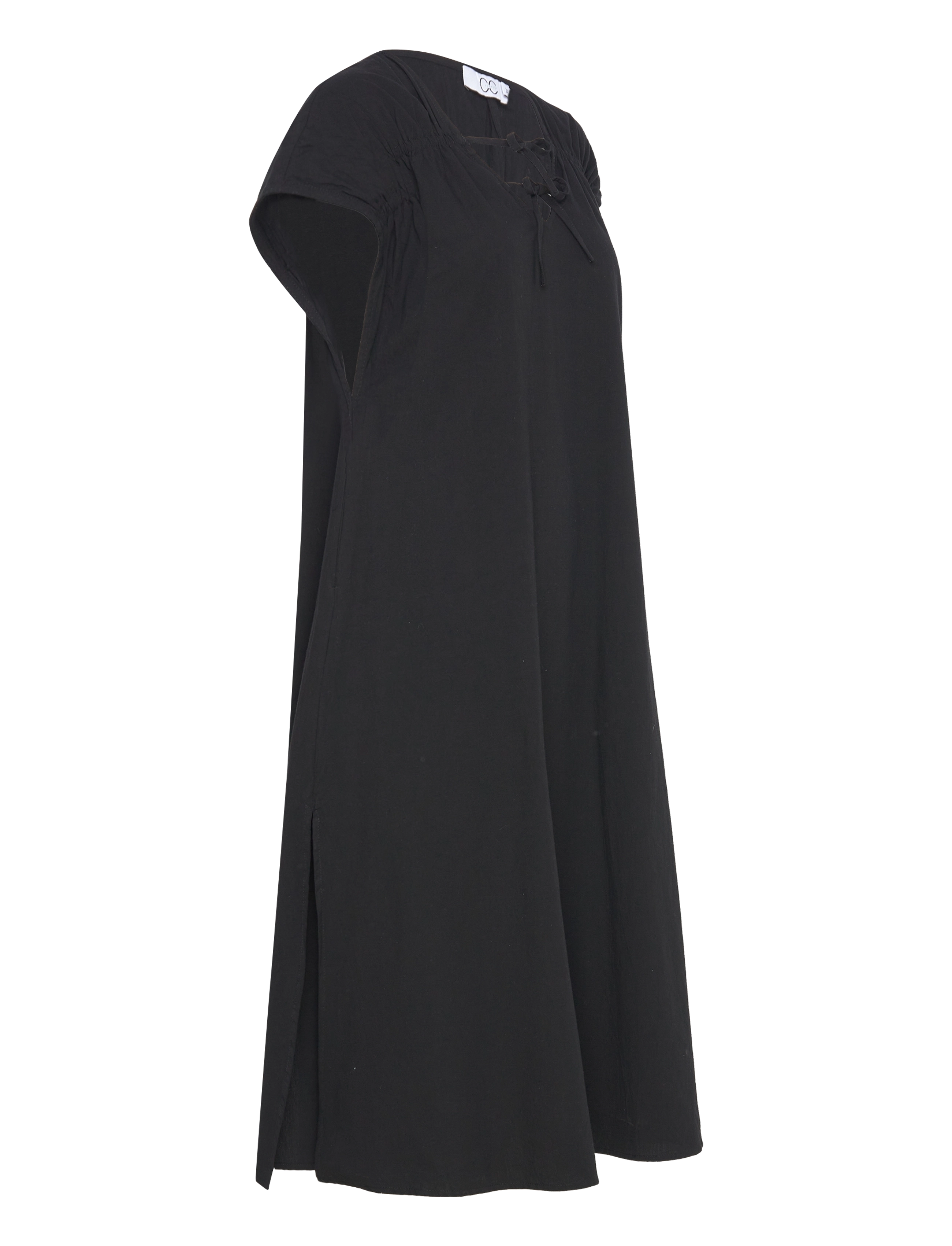 Coster Copenhagen - CC Heart ALIZA dress with gathering - sommerkleider - black - 3