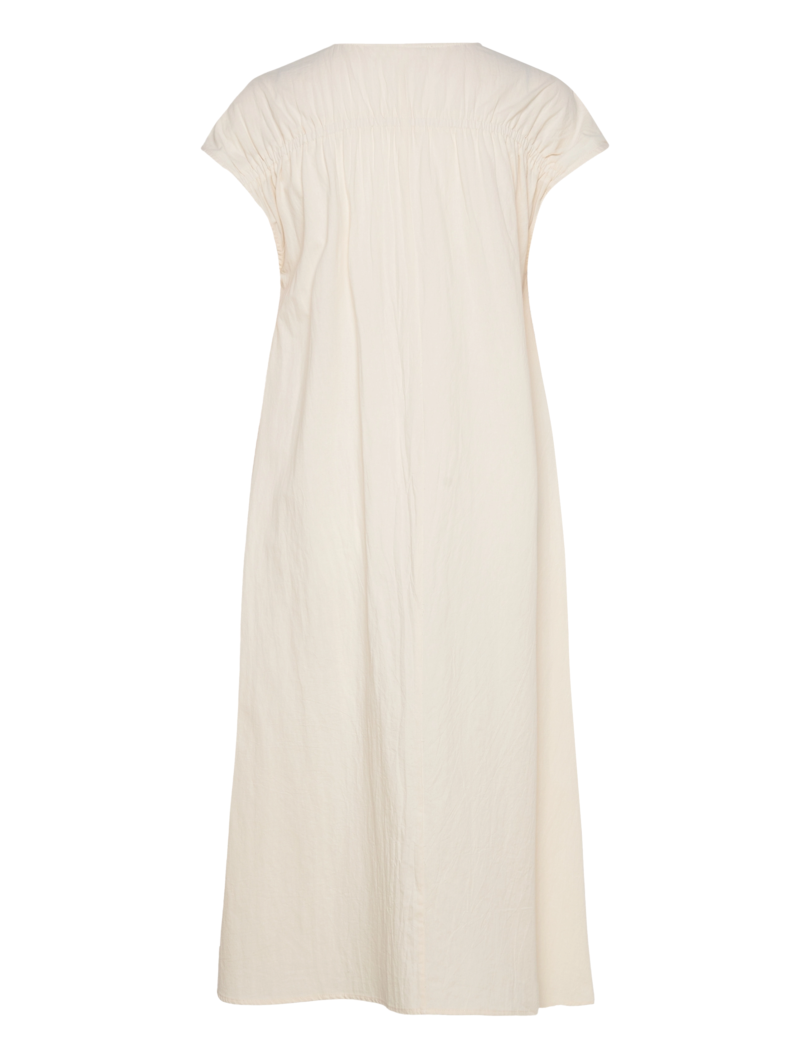 Coster Copenhagen - CC Heart ALIZA dress with gathering - sommerkjoler - creme - 1