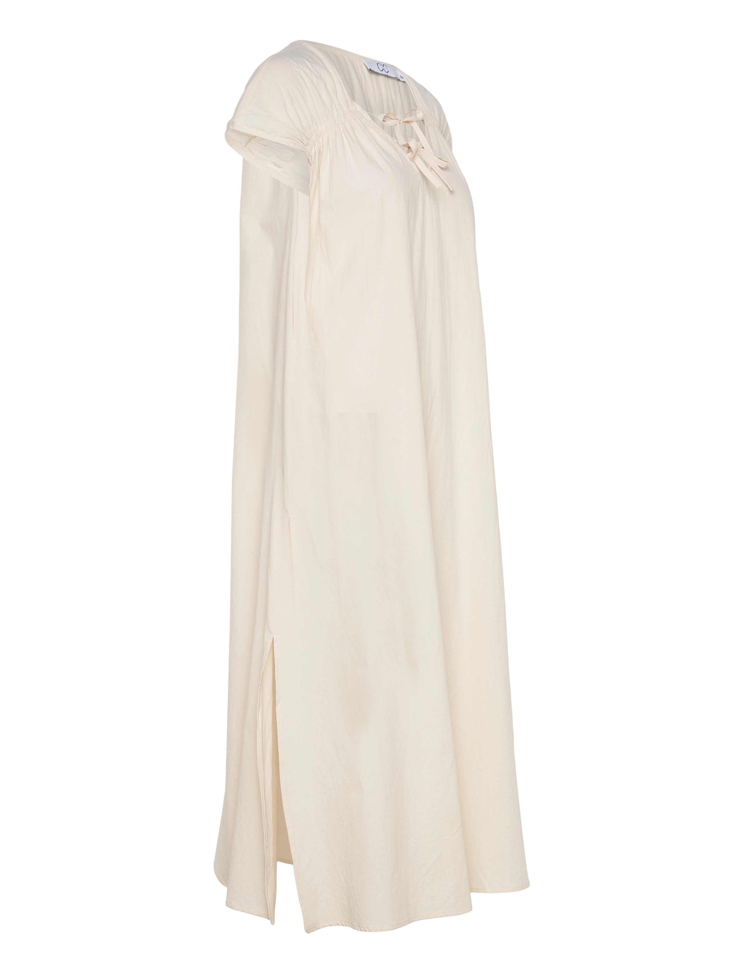 Coster Copenhagen - CC Heart ALIZA dress with gathering - sommerkjoler - creme - 2