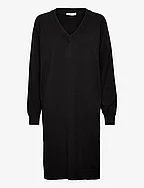 CC Heart CLARE comfy knit dress - BLACK