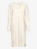 CC Heart CLARE comfy knit dress - OFF-WHITE