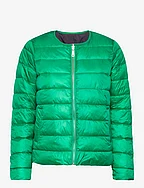 CC Heart EMMA reversable quilted ja - EMERALD GREEN