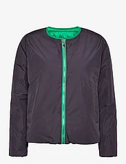 Coster Copenhagen - CC Heart EMMA reversable quilted ja - spring jackets - emerald green - 2
