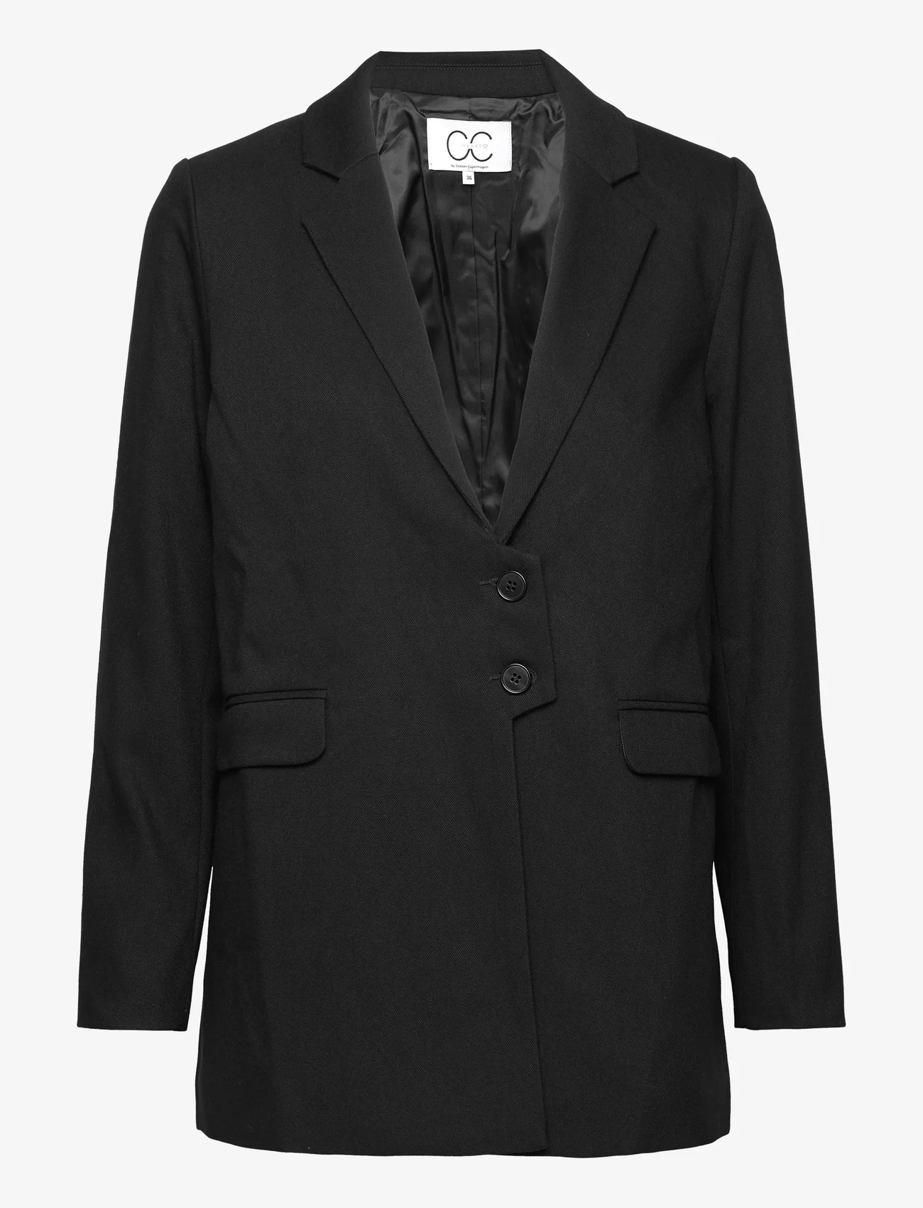 Coster Copenhagen - CC Heart KARLA twill blazer - vakarėlių drabužiai išparduotuvių kainomis - black - 0