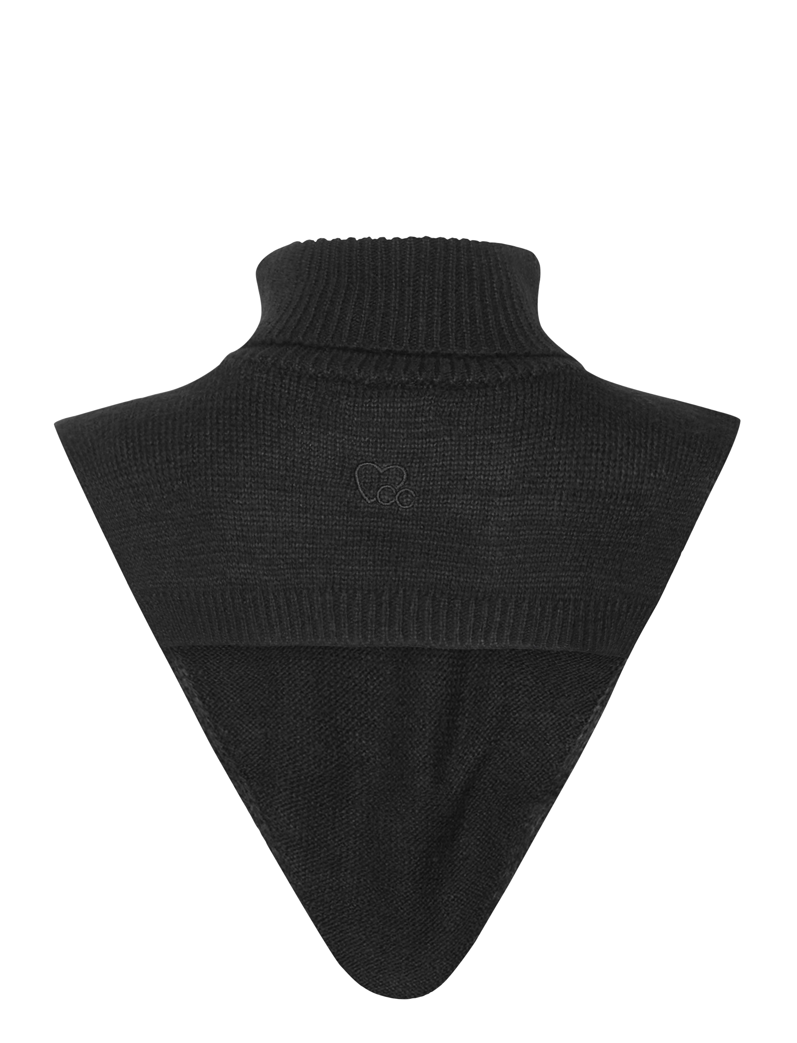 Coster Copenhagen - CC Heart BLAIRE knitted neck warmer - black - 1