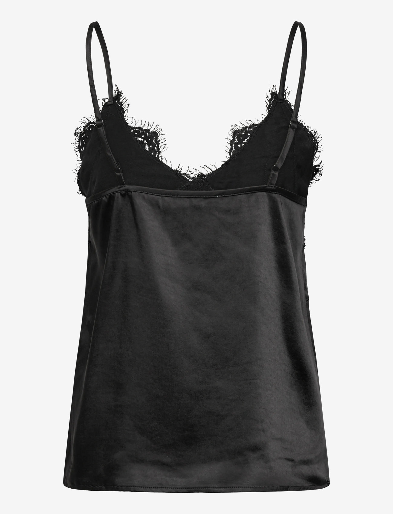 Coster Copenhagen - Top with lace detail - black - 1