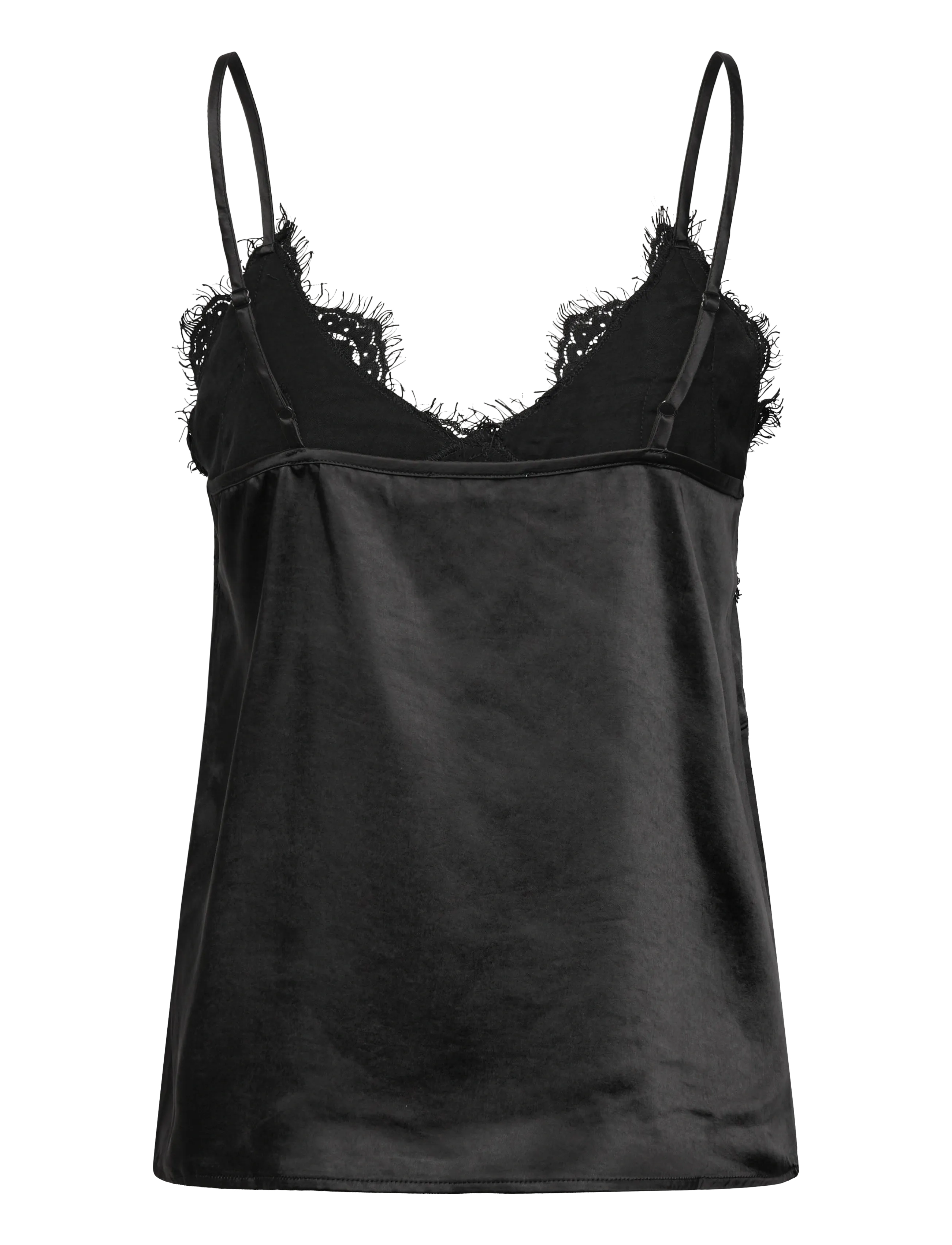 Coster Copenhagen - Top with lace detail - overdele - black - 1