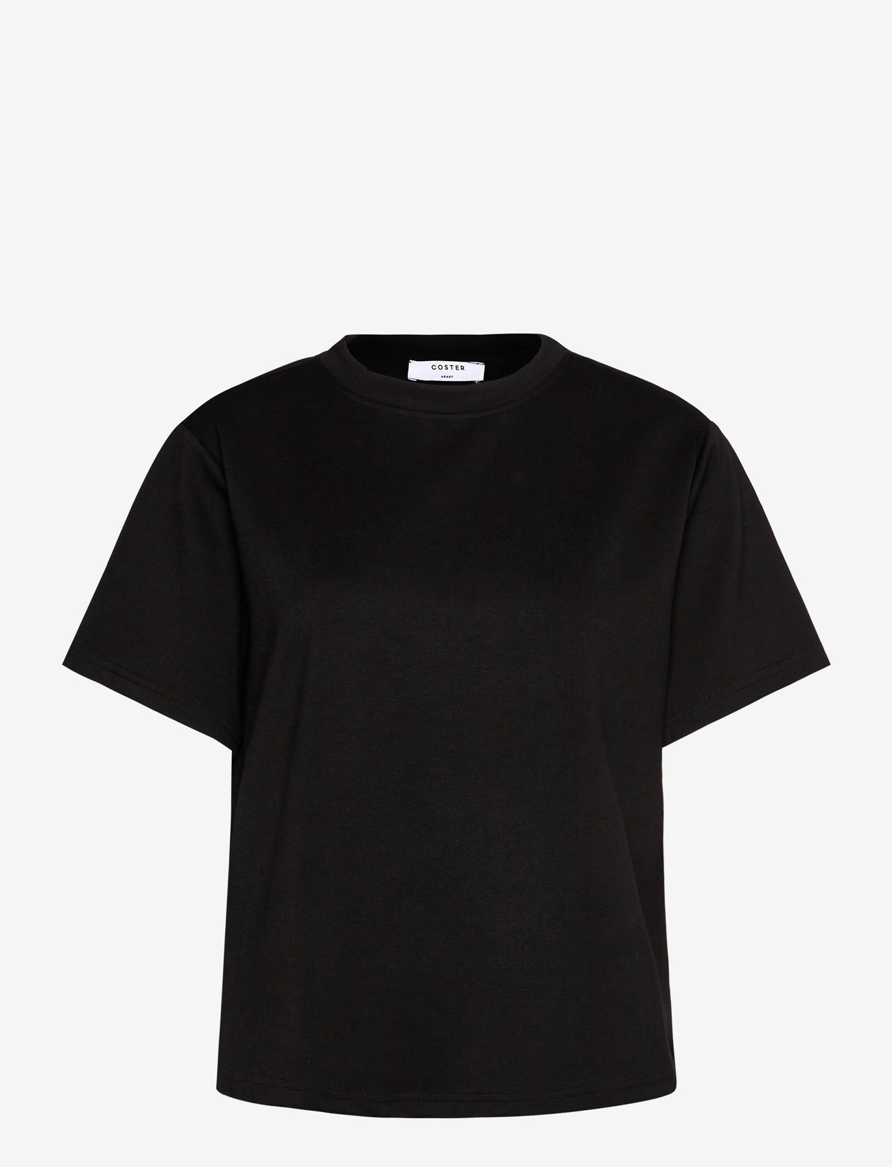 Coster Copenhagen - Sweat blouse with heart cutout - t-shirts - black - 0