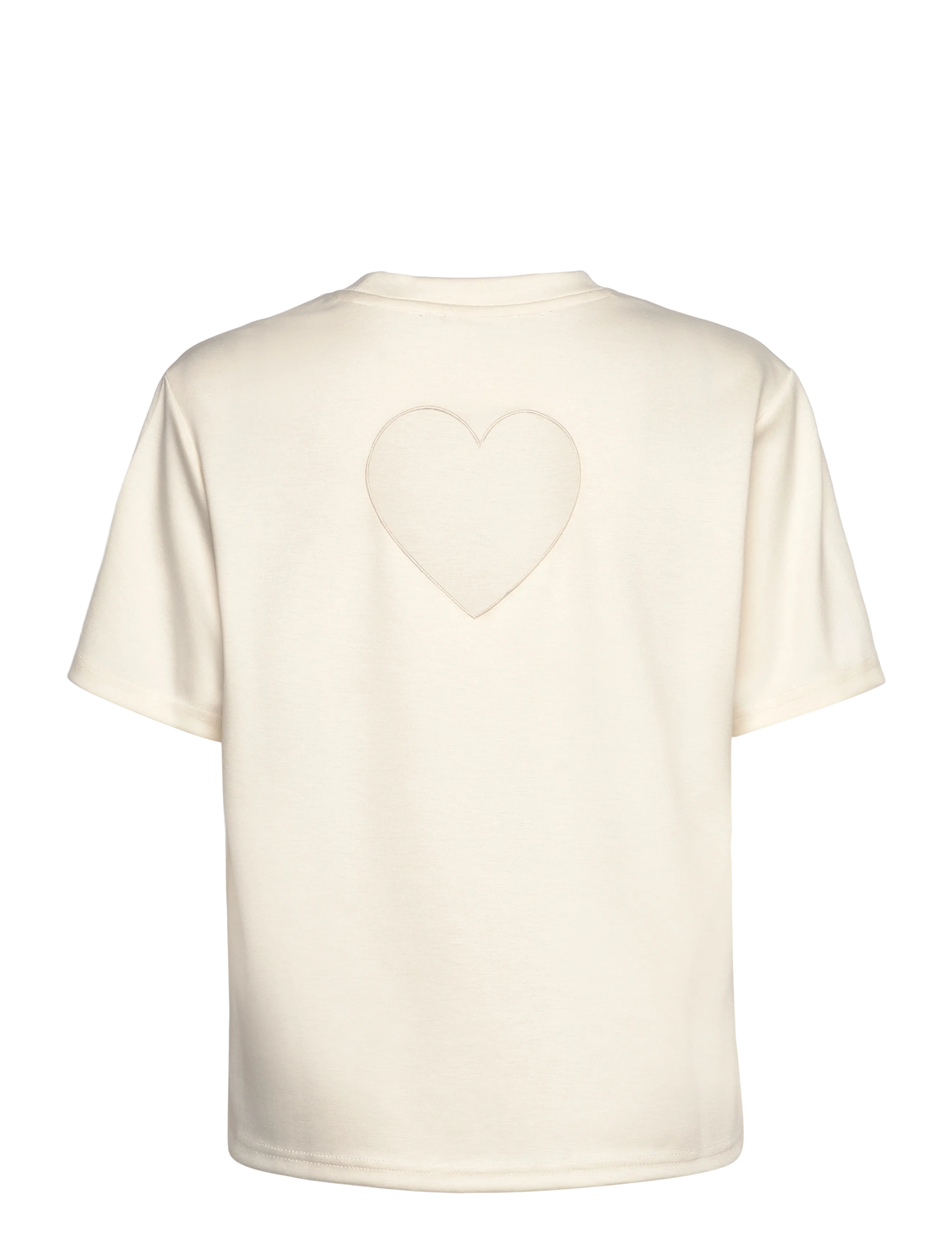 Coster Copenhagen - Sweat blouse with heart cutout - off white - 1