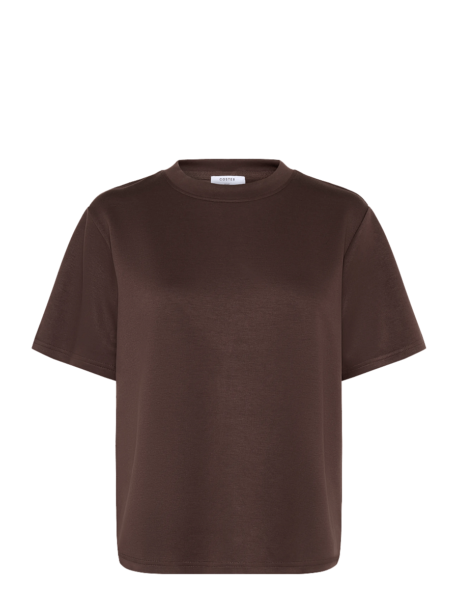 Coster Copenhagen - Sweat blouse with bows - dark brown - 0