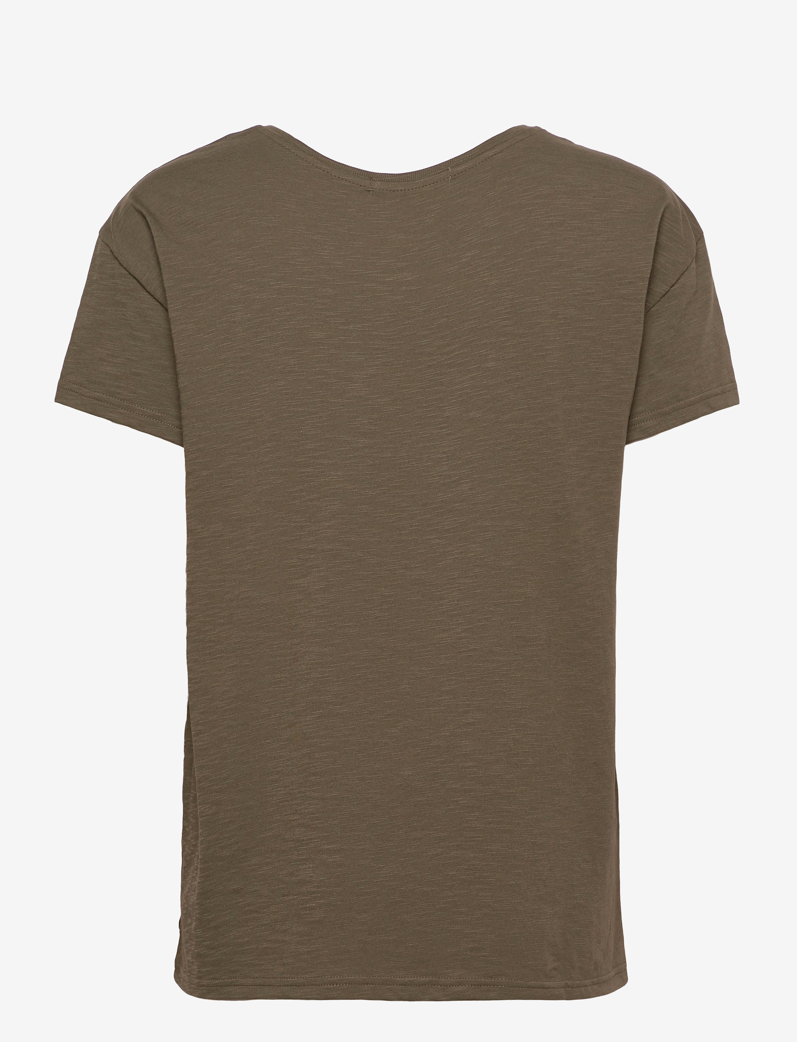 Coster Copenhagen - Oversize t-shirt w. flock print - laveste priser - night green - 1