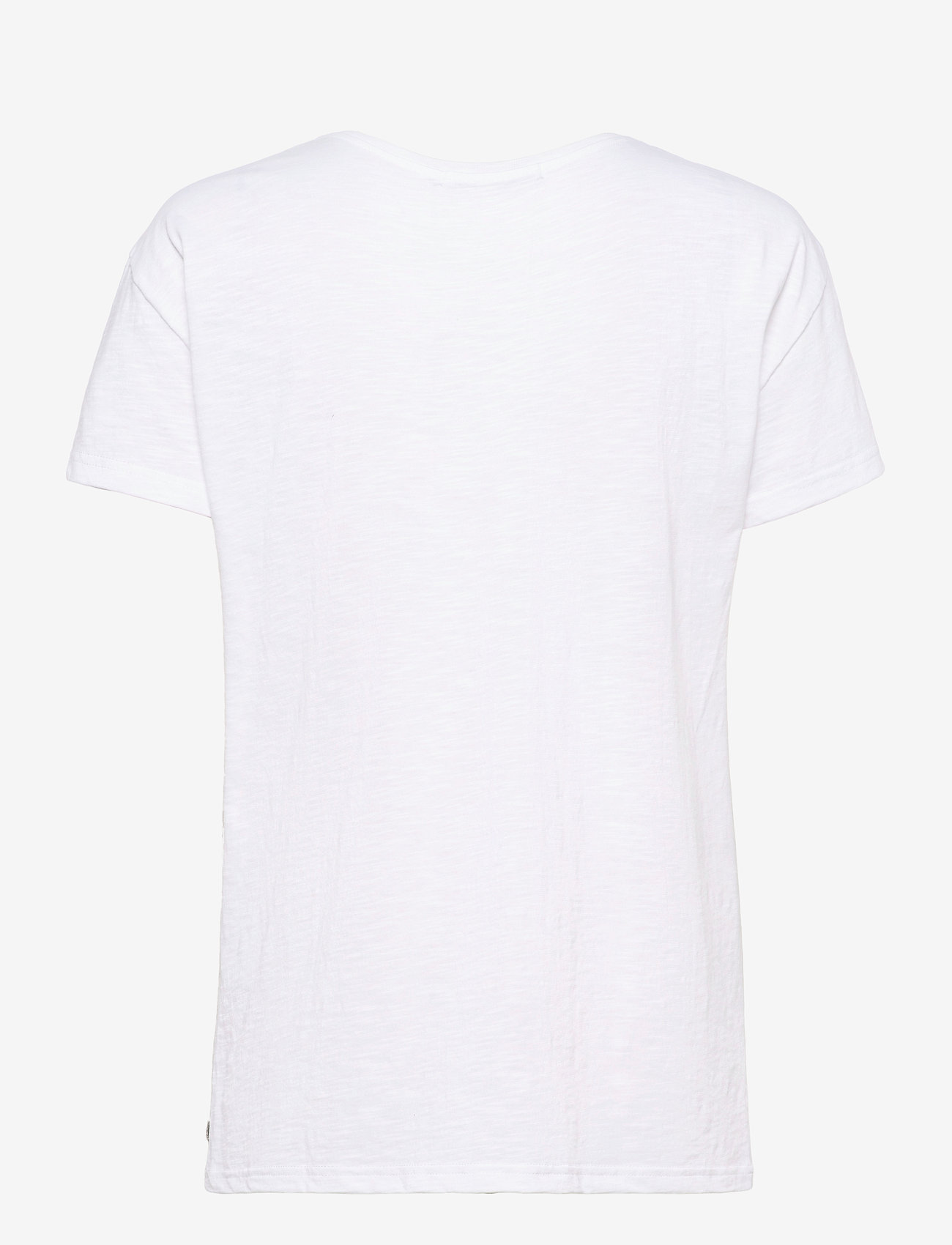 Coster Copenhagen - Oversize t-shirt w. flock print - t-skjorter - white - 1