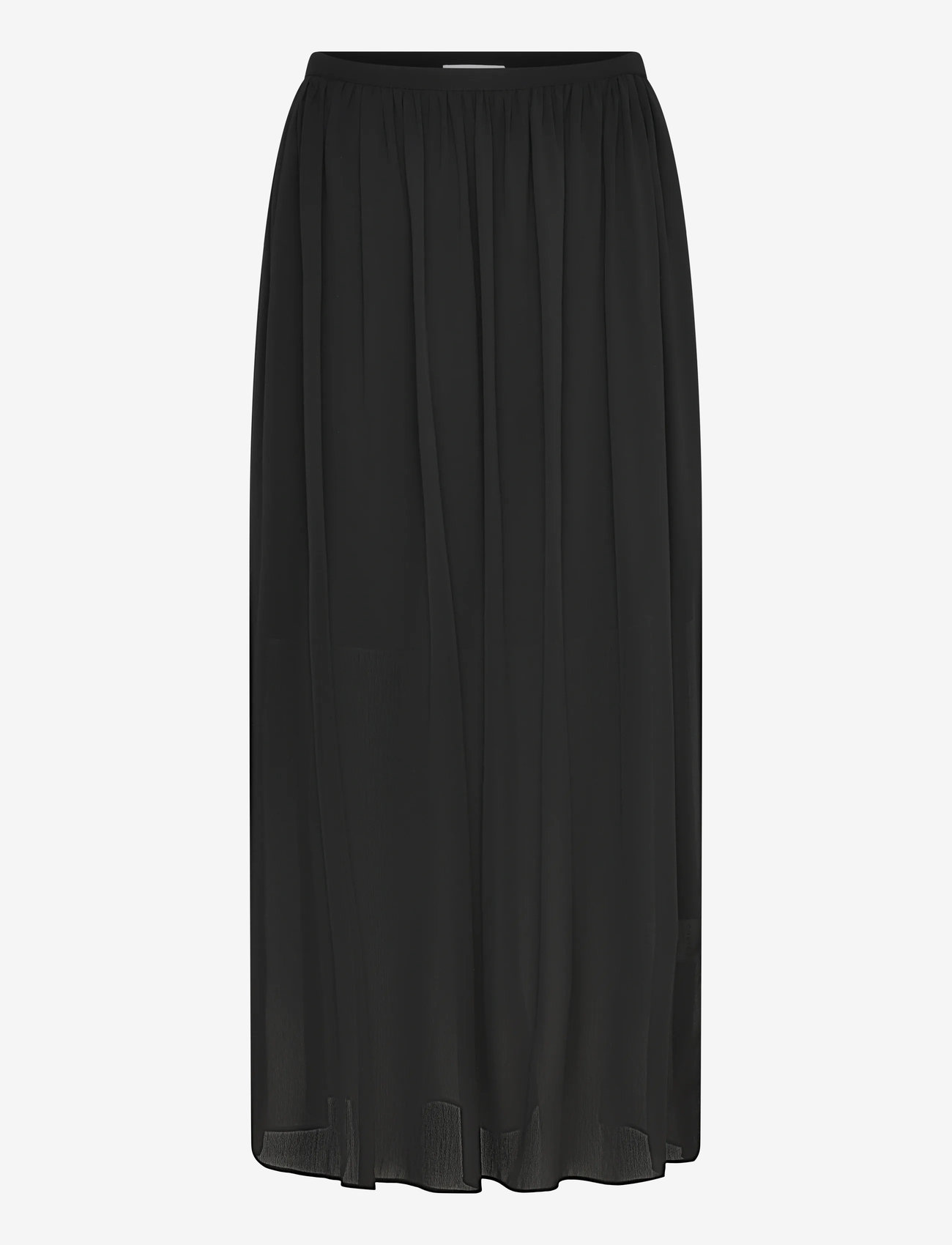 Coster Copenhagen - Transparent midi skirt - midi kjolar - black - 0