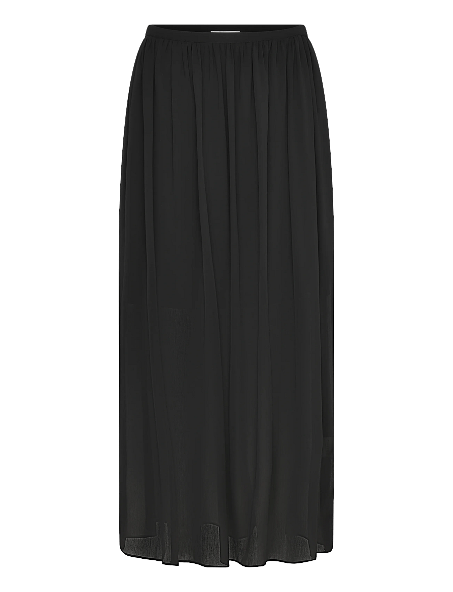Coster Copenhagen - Transparent midi skirt - midi skirts - black - 0