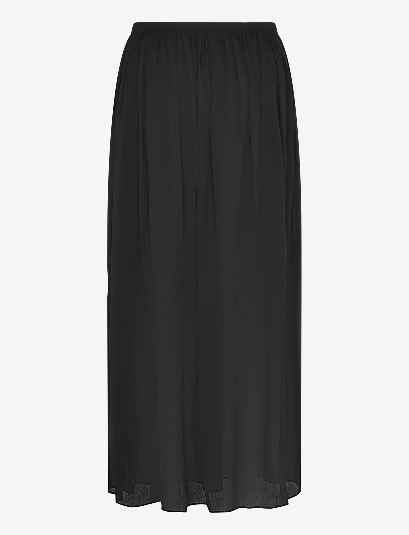 Coster Copenhagen - Transparent midi skirt - midi kjolar - black - 1