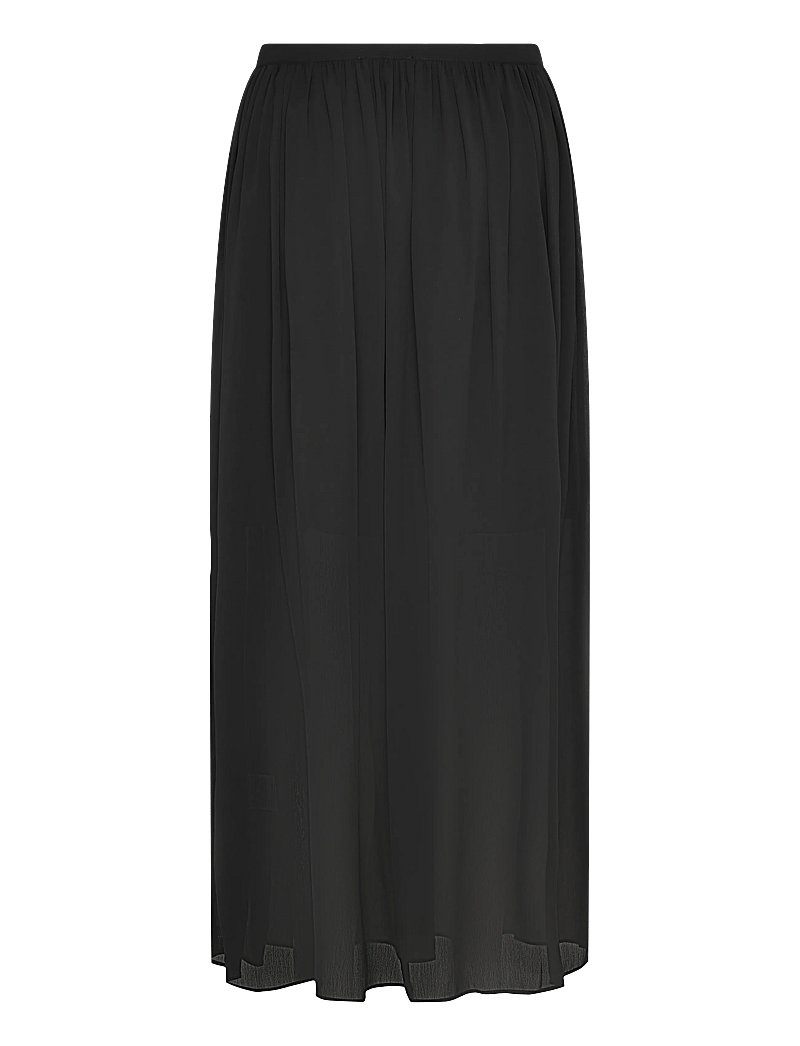Coster Copenhagen - Transparent midi skirt - midi kjolar - black - 1