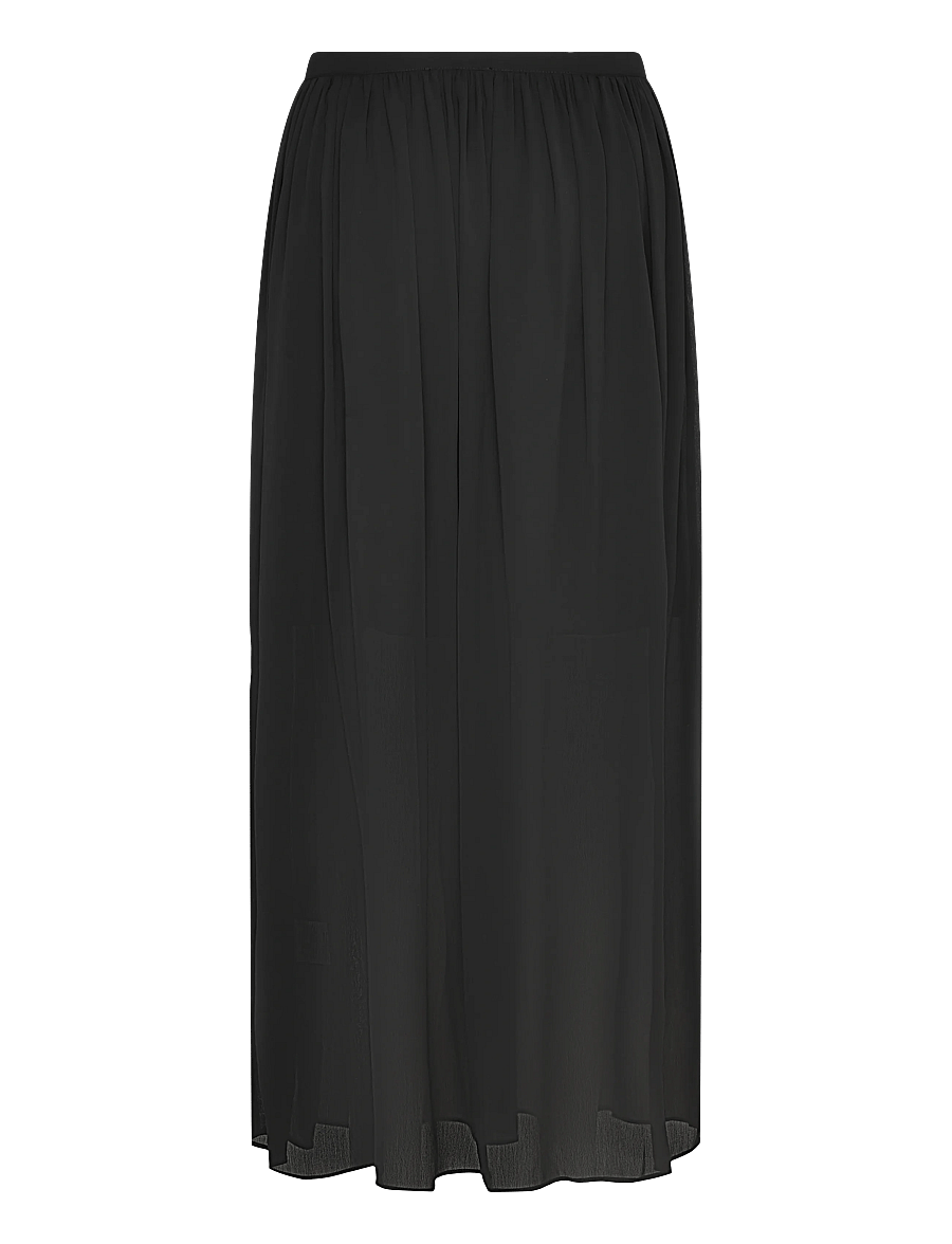 Coster Copenhagen - Transparent midi skirt - midi skirts - black - 1
