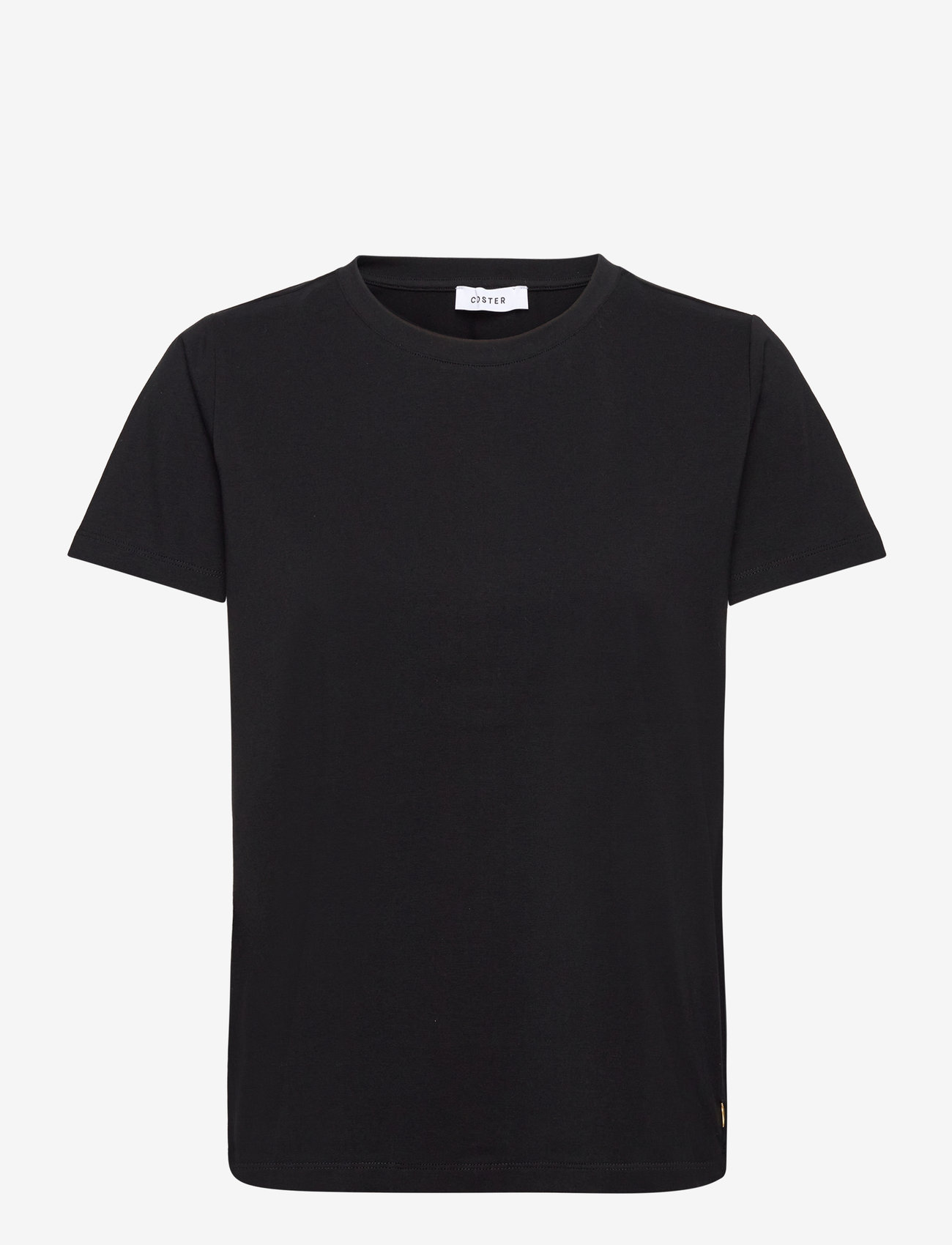 Coster Copenhagen - T-shirt with round neck - Mid sleev - t-shirts - black - 0