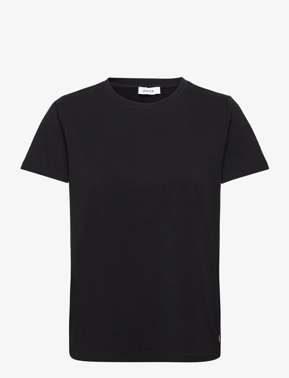 Coster Copenhagen - T-shirt with round neck - Mid sleev - t-shirts - black - 0