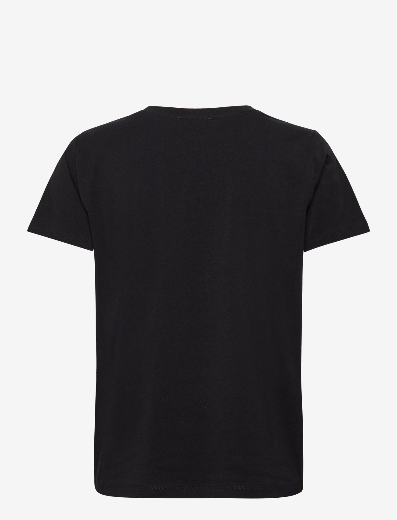 Coster Copenhagen - T-shirt with round neck - Mid sleev - t-shirts - black - 1