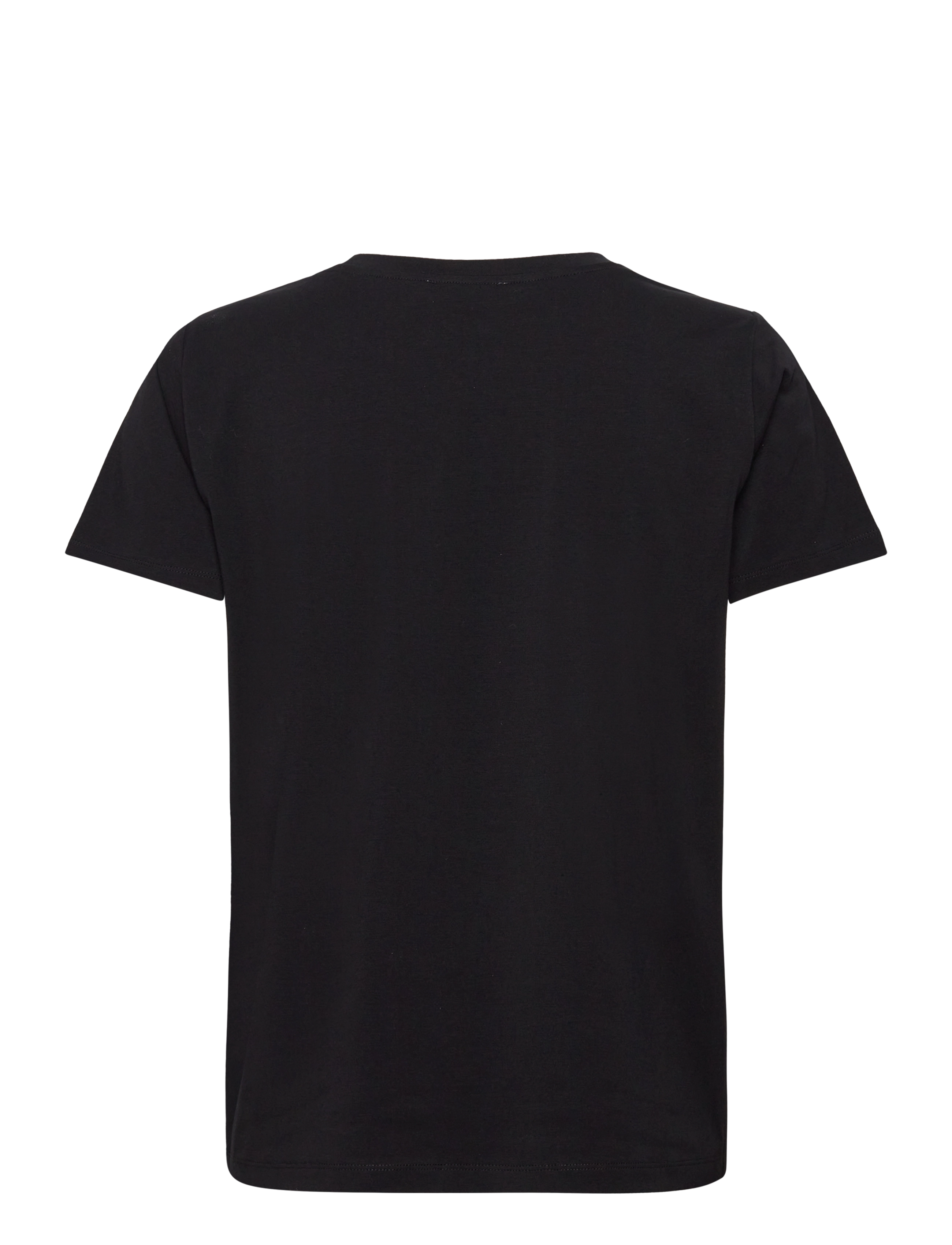 Coster Copenhagen - T-shirt with round neck - Mid sleev - t-shirts - black - 1