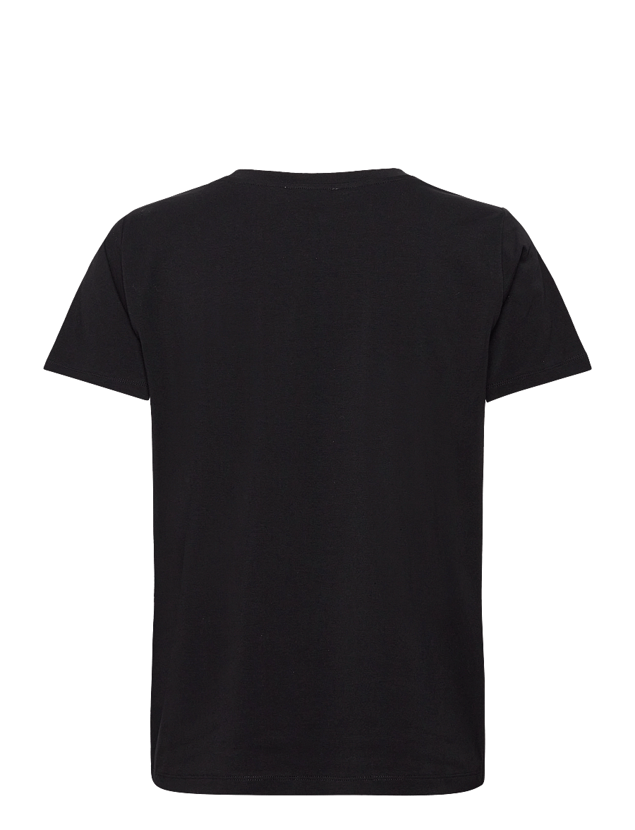 Coster Copenhagen - T-shirt with round neck - Mid sleev - t-shirts - black - 2