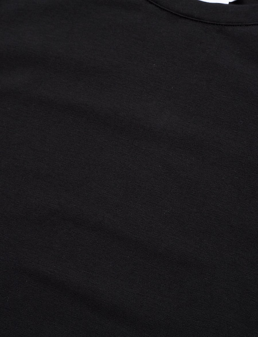 Coster Copenhagen - T-shirt with round neck - Mid sleev - t-shirts - black - 5