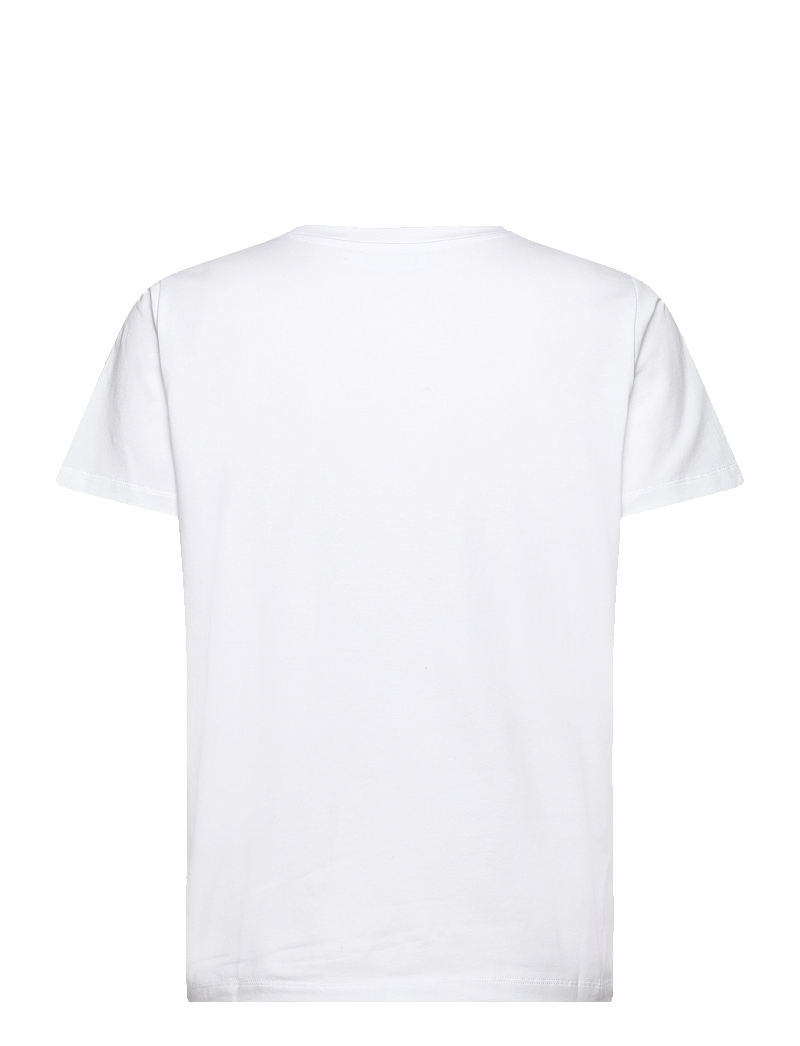 Coster Copenhagen - T-shirt with round neck - Mid sleev - t-shirts - white - 1