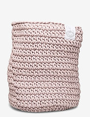Cozy by Dozy - Cozy by Dozy Crochet Basket - förvaringskorgar - pink - 0