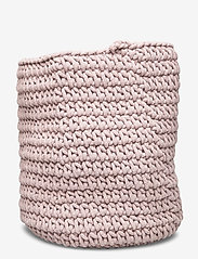 Cozy by Dozy - Cozy by Dozy Crochet Basket - förvaringskorgar - pink - 1