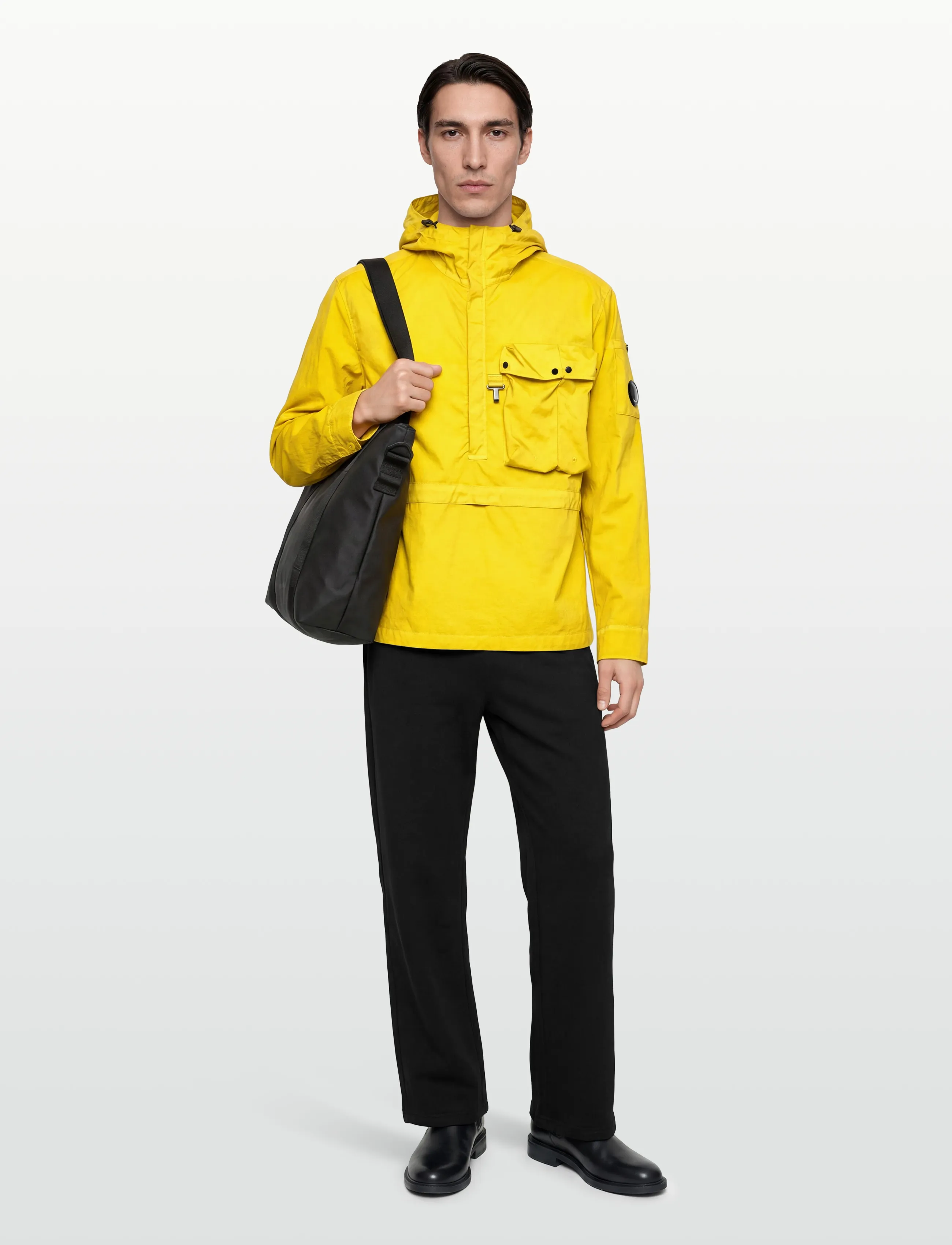 C.P. Company Lens Wappen Pocket Shirt Jacket, L, Jackets, Gelb - Light Männerswear