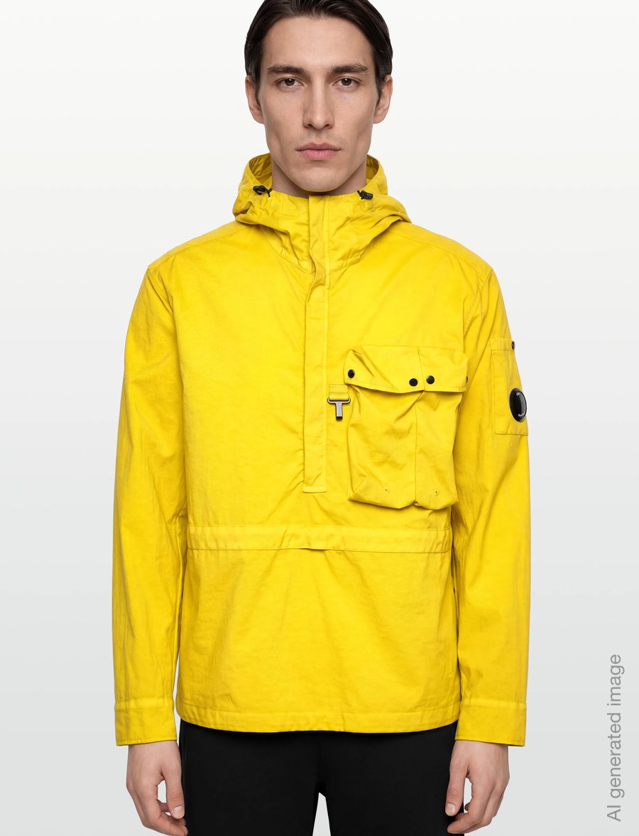 C.P. Company - Lens Wappen Pocket Shirt Jacket - anorakker - nugget gold - 3