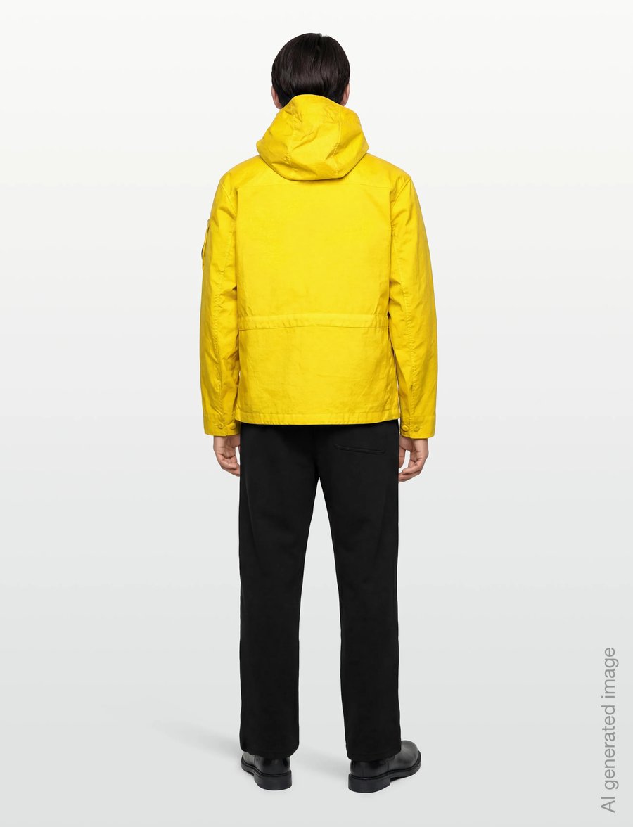 C.P. Company - Lens Wappen Pocket Shirt Jacket - anorakker - nugget gold - 4