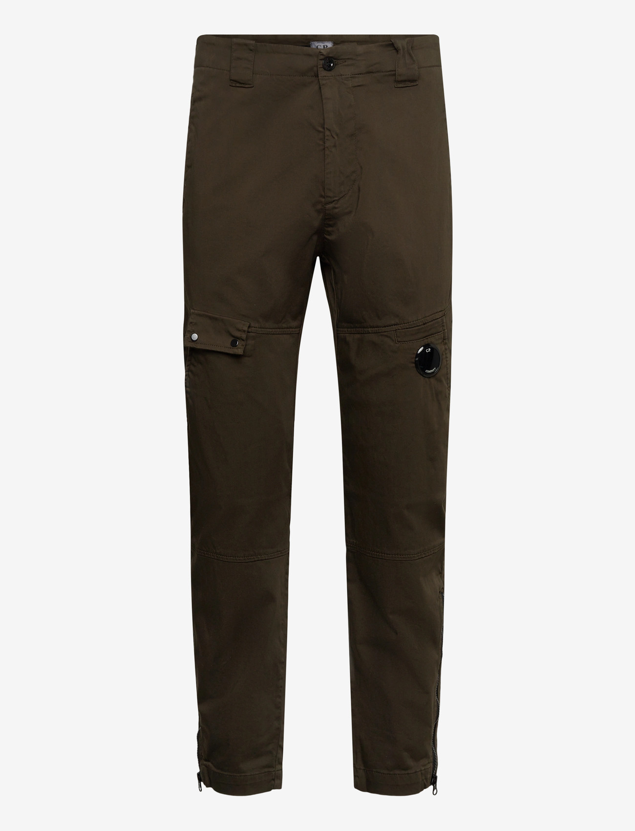 C.P. Company - Stretch Sateen Utility Pants - cargohose - ivy green - 0
